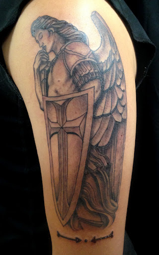Explore haunted house tattoo ideas, creative tattoo ideas in El Paso, available at Renegade Tattoo