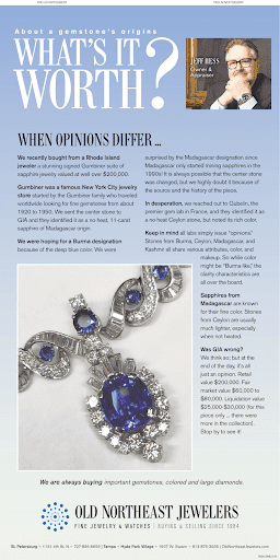 Jeweler «Old Northeast Jewelers», reviews and photos, 2223 N Westshore Blvd, Tampa, FL 33607, USA