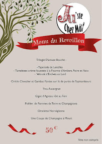 Restaurant Ju'ste Chez Moi SASU à Avignon (le menu)