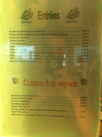 Rouleau de Printemps à Paris menu