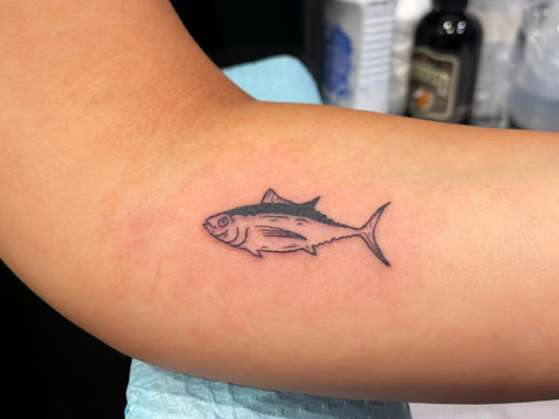 Explore sleeve men tattoo ideas, creative tattoo ideas in New York, available at VICTORY TATTOO NYC