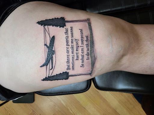 Explore neo trad tattoo ideas, creative tattoo ideas in Meadville, available at Lucky Lucys Tattoo and Art Studio