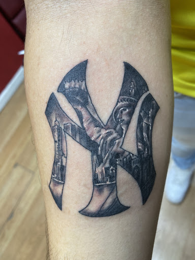 Explore traveling tattoos ideas, creative tattoo ideas in Jackson Heights, available at Jackie