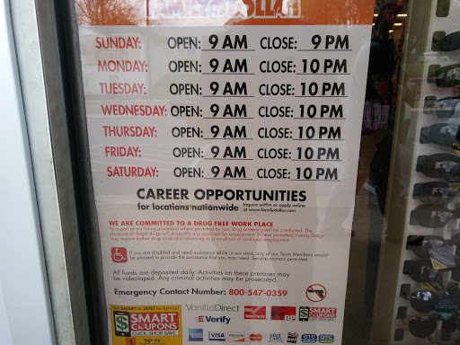 Dollar Store «FAMILY DOLLAR», reviews and photos, 2101 W State St, Bristol, VA 24201, USA