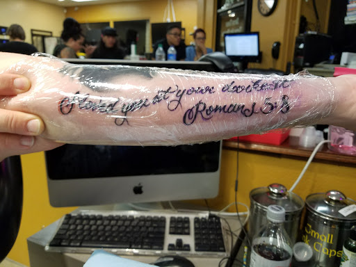 Explore superman tattoo ideas, creative tattoo ideas in El Cajon, available at Dutch Touch Tattoo & Piercing