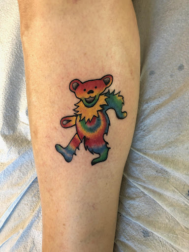 Explore wine glass tattoo ideas, creative tattoo ideas in Aurora, available at Skin of A Different Color