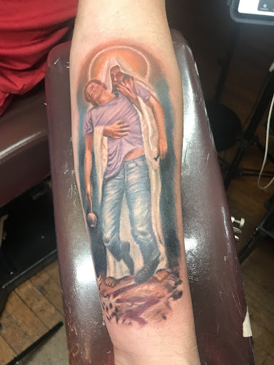 Explore mac miller tattoo ideas, creative tattoo ideas in Canton, available at The Inkeepers Tattoo Parlor