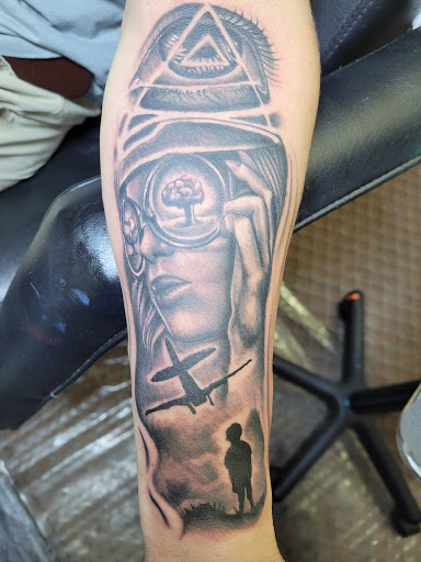 Explore me vs me tattoo ideas, creative tattoo ideas in Angola, available at Hoodlum Ink