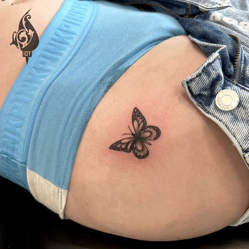 Explore gangster tattoo ideas for men, creative tattoo ideas in Long Beach, available at Inky Dreams Tattoo