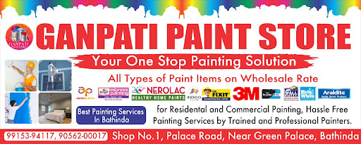 GANPATI PAINT STORE , BATHINDA - Paint Store in Bathinda
