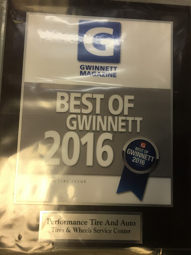 Tire Shop «Performance Tire and Auto», reviews and photos, 2855 Lawrenceville-Suwanee Rd A-100, Suwanee, GA 30024, USA