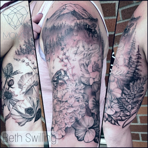 Explore sign language tattoo ideas, creative tattoo ideas in Spokane, available at Moms Custom Tattoo & Body Piercing