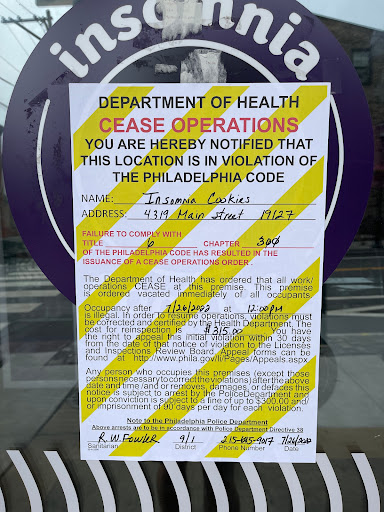 Cookie Shop «Insomnia Cookies», reviews and photos, 4319 Main St, Philadelphia, PA 19127, USA