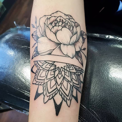 Explore couple his and her tattoo ideas, creative tattoo ideas in Reno, available at Evolution Tattoo