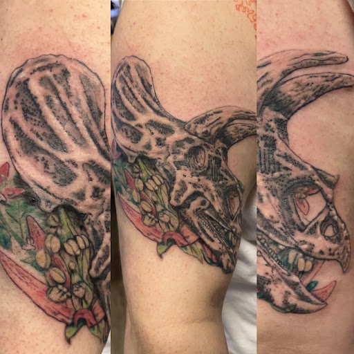 Explore st michael the archangel tattoos ideas, creative tattoo ideas in Sunbury, available at Spot of Ink