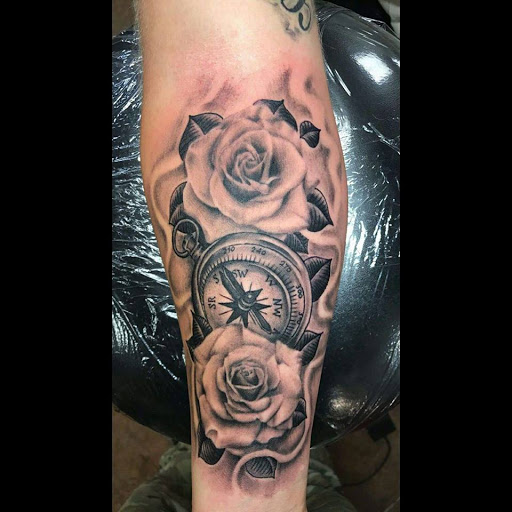 Explore adam and eve tattoo ideas, creative tattoo ideas in Foley, available at Black Sheep Custom Tattoos and Piercings