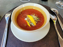 Soupe de tomate du Restaurant gastronomique Restaurant Les Sens à Puylaroque - n°7