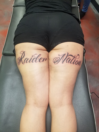 Explore leg tattoos ideas, creative tattoo ideas in Tucson, available at Jesses Tattoos & Tattoo Supplies