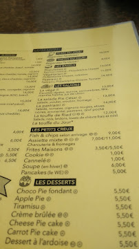 La Vieille Pie à Paris menu