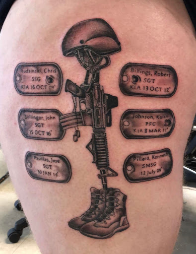 Find tattoos on chest ideas for your next unique tattoo in Sanford at Hudson & Company Tattoo Studio