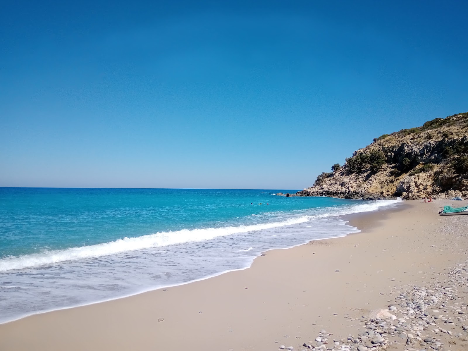 Foto von Korfos Beach wilde gegend