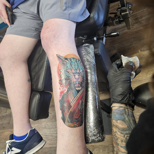 Explore patchwork tattoo ideas male, creative tattoo ideas in Traverse City, available at Pinups & Needles