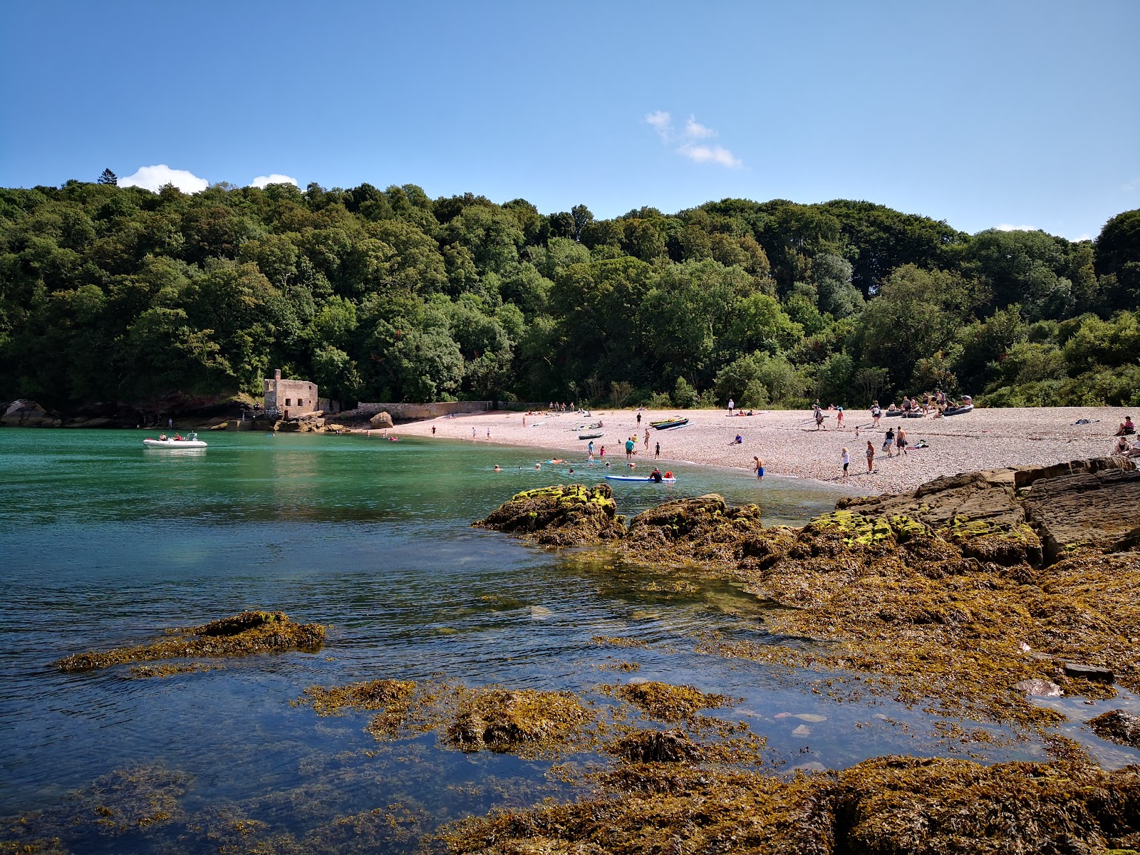 Photo of Elberry Cove with turquoise pure water surface