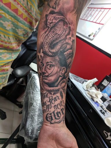 Explore quarter sleeve tattoo ideas for women, creative tattoo ideas in Fontana, available at Iconiq Tattoo Studio