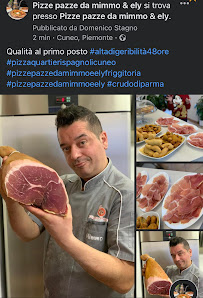 Pizzeria Pizze Pazze da Mimmo & Ely à Cuneo (le menu)