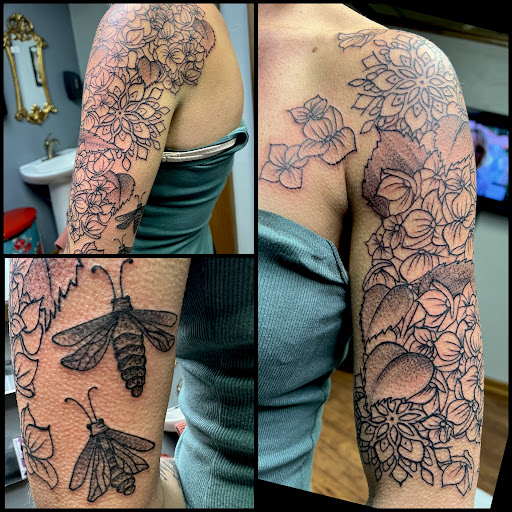 Explore lighthouse tattoo ideas, creative tattoo ideas in Adrian, available at Good Life Tattoo Co.