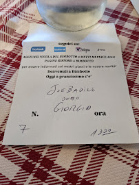 Pizzeria Ristorante Pizzeria A Bimbotto à Vorno (la carte)