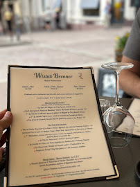 WISTUB BRENNER à Colmar menu