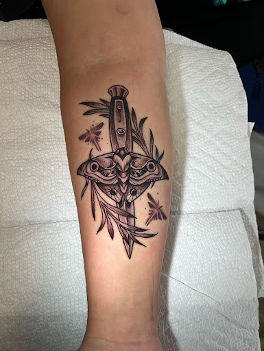 Explore arrow tattoo ideas, creative tattoo ideas in Modesto, available at Dying Art Tattoo