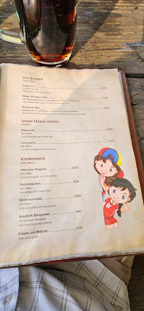 Menu du Gasthaus Zur Breit à Wittlich-Land