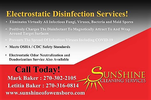 Carpet Cleaning Service «Sunshine Cleaning Services», reviews and photos, 3023 Brent Gray Trce, Owensboro, KY 42303, USA