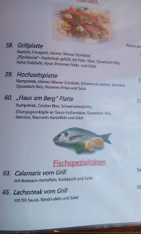 Haus am Berg à Molsberg menu