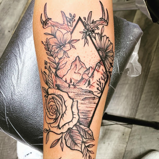 Explore bar code tattoo ideas, creative tattoo ideas in Powderly, available at Best Ink Tattoo Studio