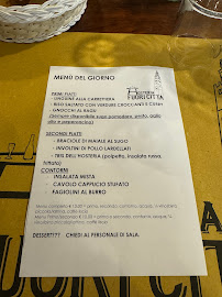 Menu du Hosteria Fuori Città à Ca' de' Mari