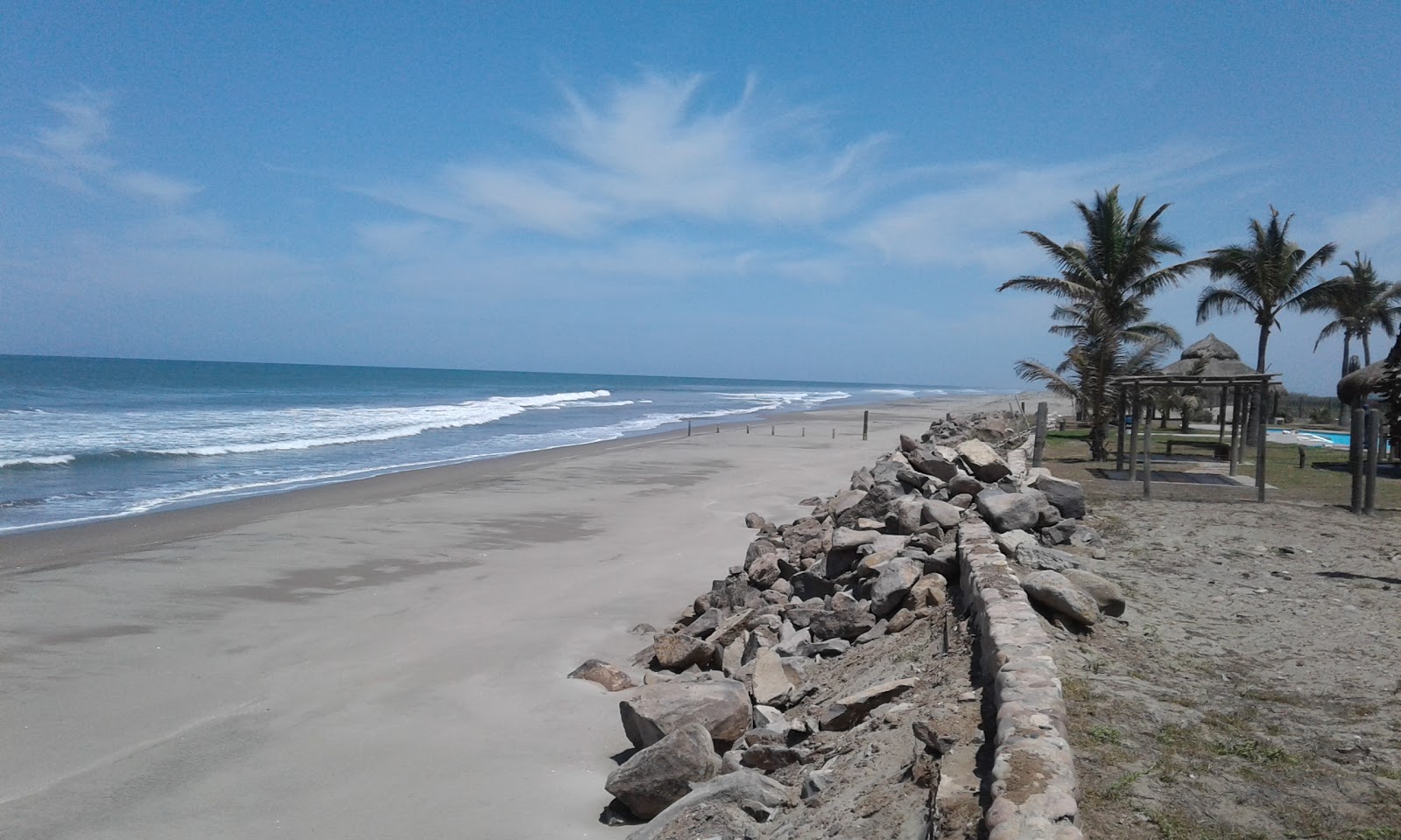 Foto af Nuevo Altata beach med lys sand overflade