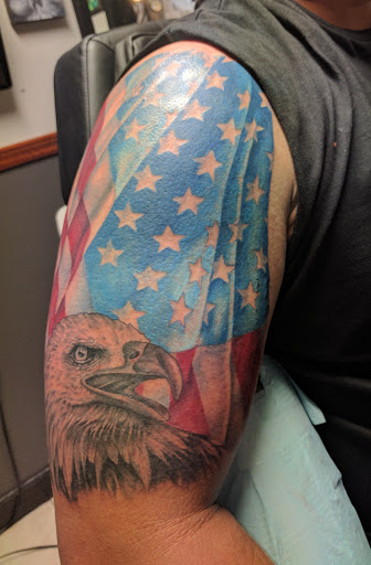 Explore tattoo ideas shoulder blade, creative tattoo ideas in Myrtle Beach, available at Elite Ink Tattoos of Myrtle Beach