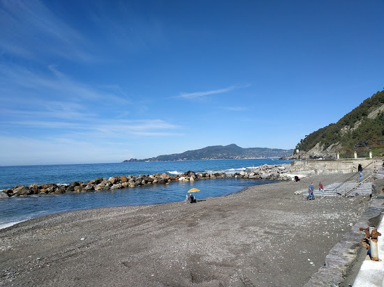 Spiaggia di Preli a Chiavari