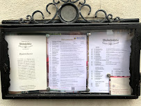 Restaurant franconien Bräustüble à Marktheidenfeld (le menu)