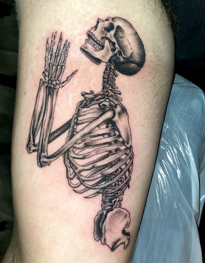 Explore ankle tattoo ideas for men, creative tattoo ideas in Storm Lake, available at Classic Tattoo