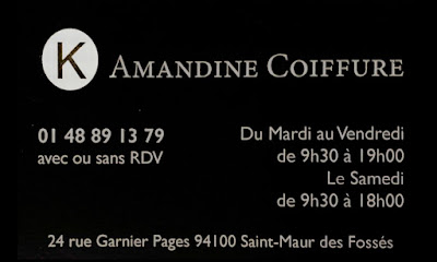 AMANDINE COIFFURE à Saint-Maur-des-Fossés