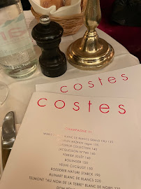 Restaurant Hôtel Costes Restaurant à Paris - menu / carte