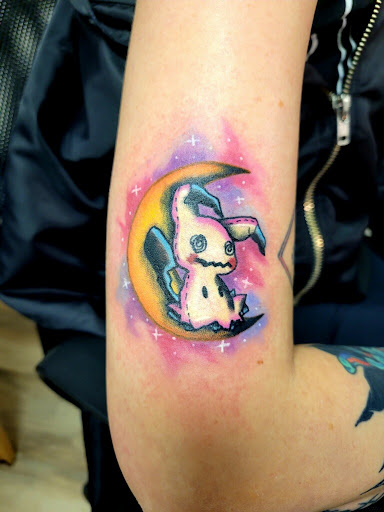 Explore skeleton key tattoo ideas, creative tattoo ideas in Gautier, available at Voodoo Tattoo
