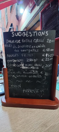 Restaurant Carpe Diem à Nice menu