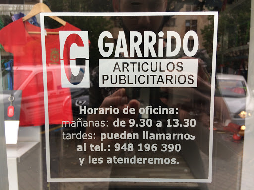Información y opiniones sobre GARRIDO ARTICULOS PUBLICITARIOS de Pamplona
