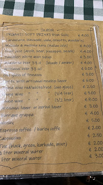 Osteria del Gallo à Como menu