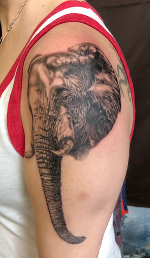 Explore lower arm tattoo ideas, creative tattoo ideas in Seaside, available at Creative Visions Ink Tattoo & Body Piercing Studio - Call for Appointment